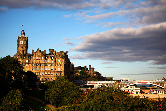 Edinburgh sunset